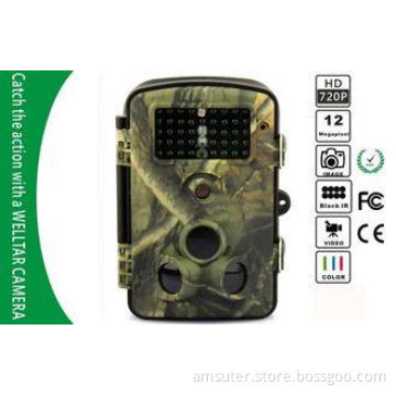 Small Black Infrared Digital Scouting Camera Trophy Cam Wit
